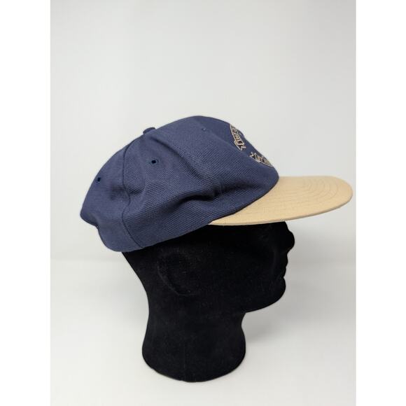 The Old Course St Andrews Links Blue Yellow Hat Links Collection Adjustable VTG - Picture 5 of 7